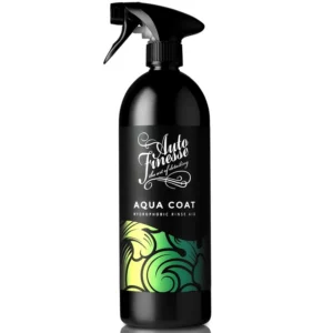 Auto Finesse Aqua Coat dodá laku okamžitý hydrofobní efekt a ochranu po umytí. Snadná aplikace, rychlé použití a výrazný odvod vody.