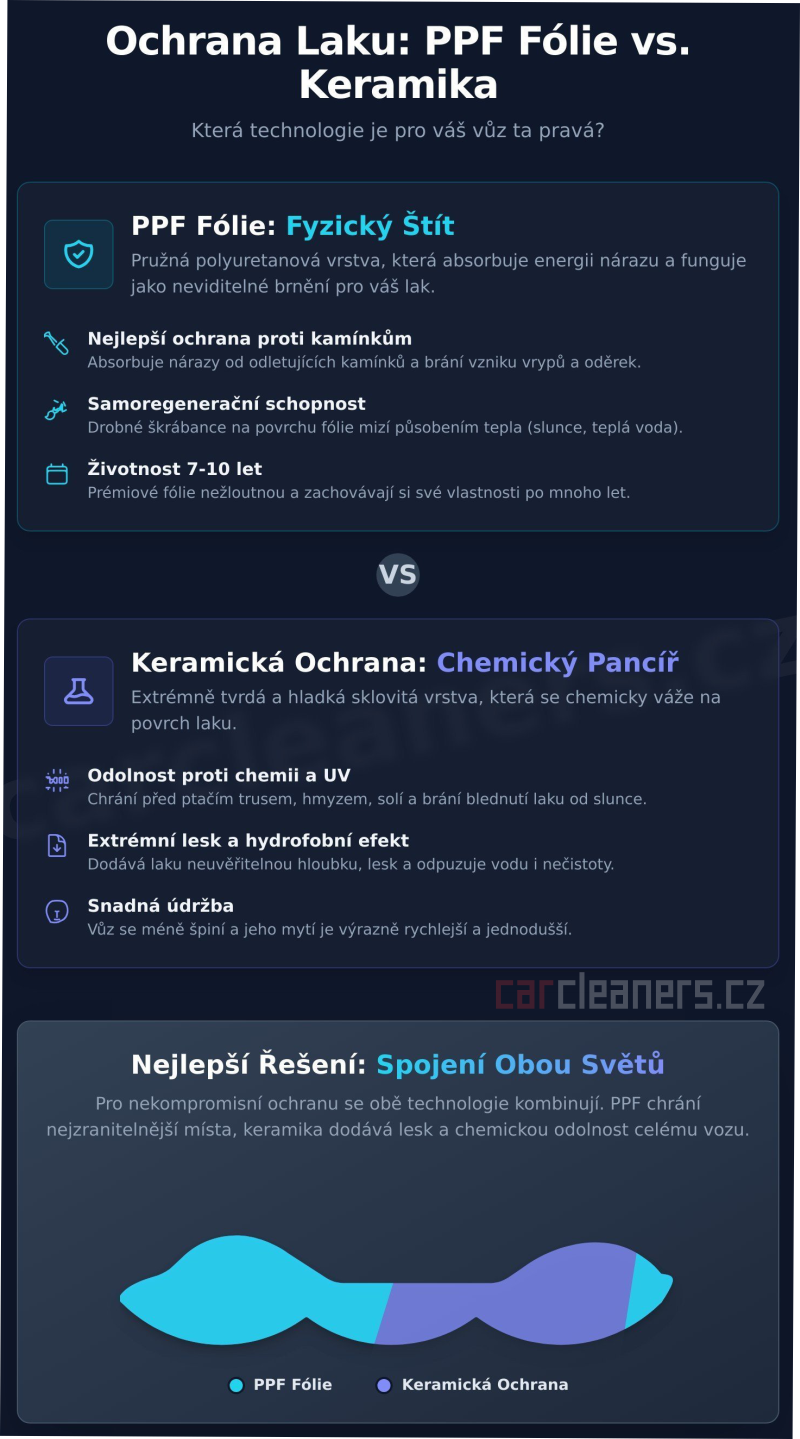 Ochranná PPF fólie na auta a kamiony chrání lak auta před kamínky, oděrkami, hmyzem i běžným opotřebením. Profesionální aplikace ochranné fólie na nárazník, kapotu, světla i další části vozu.