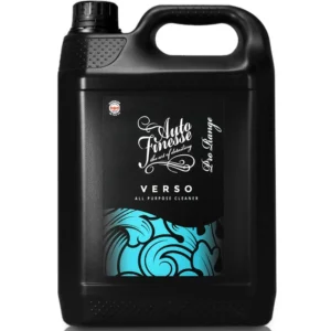 Auto Finesse Verso All Purpose Cleaner 5 L je univerzální čistič a odmašťovač pro interiér i exteriér vozidla. Vhodný pro pravidelné čištění různých povrchů a detailingovou péči.