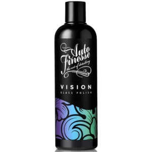 Auto Finesse Vision Glass Polish 500 ml je leštěnka na okna a skla, která pomáhá odstranit nečistoty, vodní mapy i lehké usazeniny. Pro čistší, hladší a lépe průhledná autoskla.